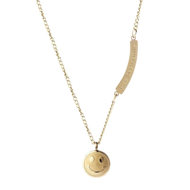 Nousa | Geometrische smiley ketting