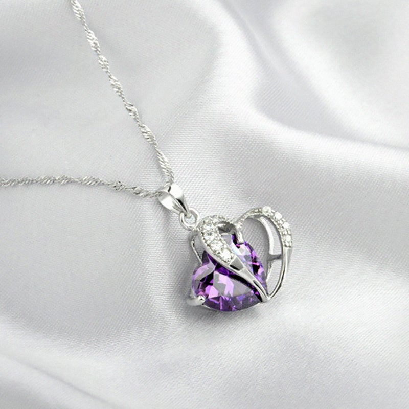 Nousa | Hart Design Zirkoon Ketting Hanger + Oorbellen Set