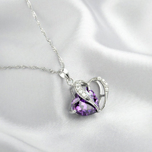 Nousa | Hart Design Zirkoon Ketting Hanger + Oorbellen Set