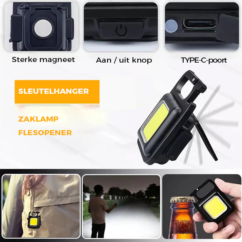 SMART Led sleutelhanger noodverlichting | (Tijdelijk 1+1 GRATIS)