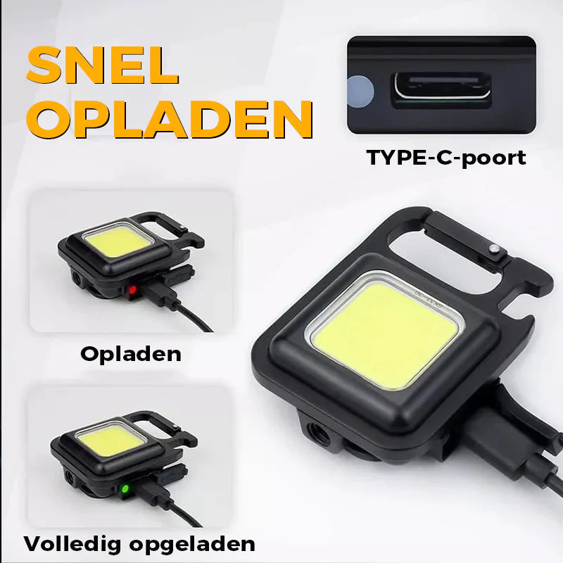 SMART Led sleutelhanger noodverlichting | (Tijdelijk 1+1 GRATIS)