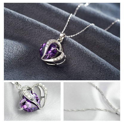 Nousa | Hart Design Zirkoon Ketting Hanger + Oorbellen Set