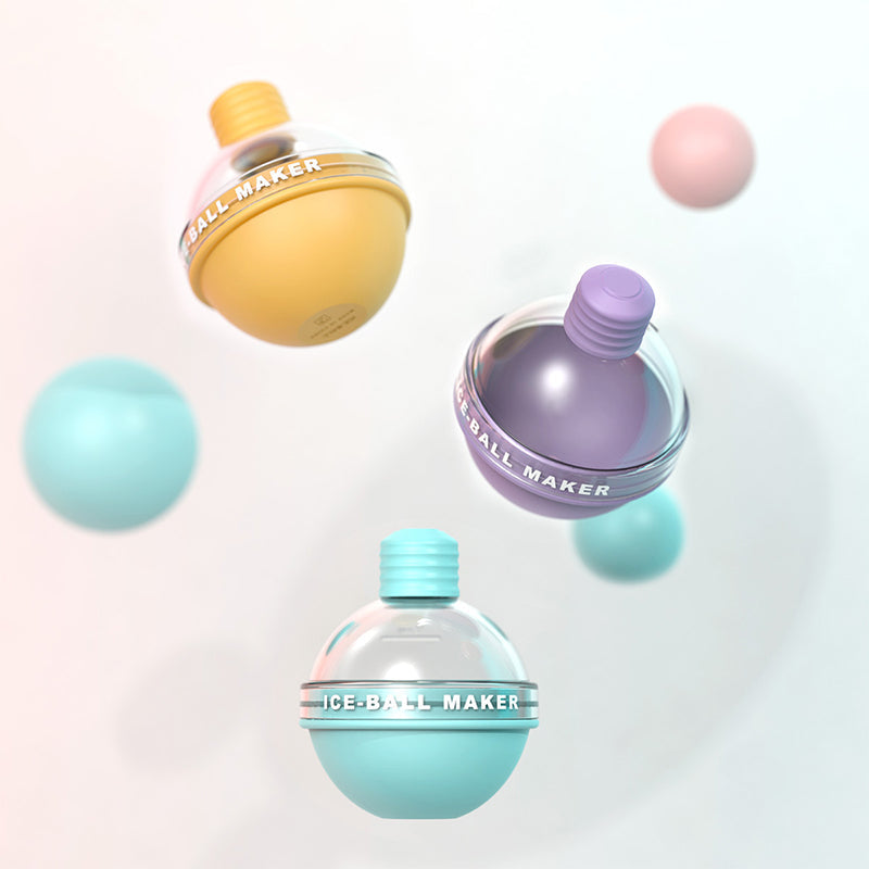 Creatieve ijsblokjes (set van 4 stuks: geel-blauw-roze-paars) - Cool & gezond - Ijsbes