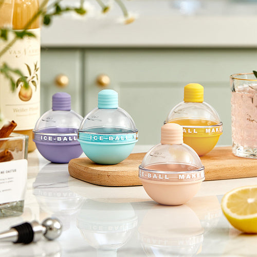 Creatieve ijsblokjes (set van 4 stuks: geel-blauw-roze-paars) - Cool & gezond - Ijsbes