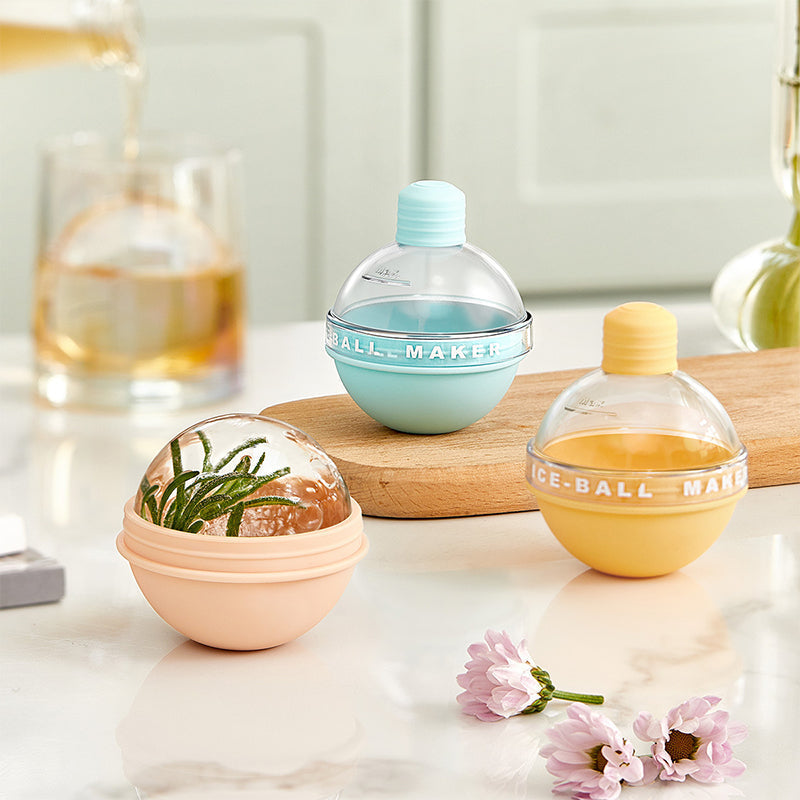 Creatieve ijsblokjes (set van 4 stuks: geel-blauw-roze-paars) - Cool & gezond - Ijsbes