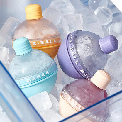 Creatieve ijsblokjes (set van 4 stuks: geel-blauw-roze-paars) - Cool & gezond - Ijsbes