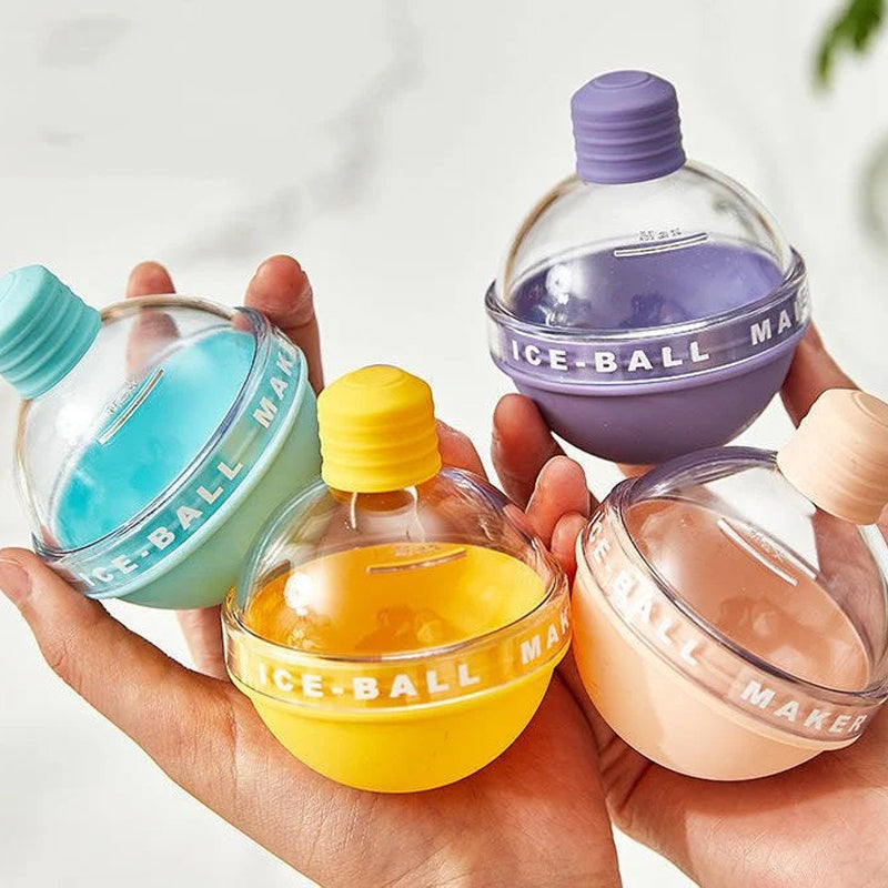 Creatieve ijsblokjes (set van 4 stuks: geel-blauw-roze-paars) - Cool & gezond - Ijsbes