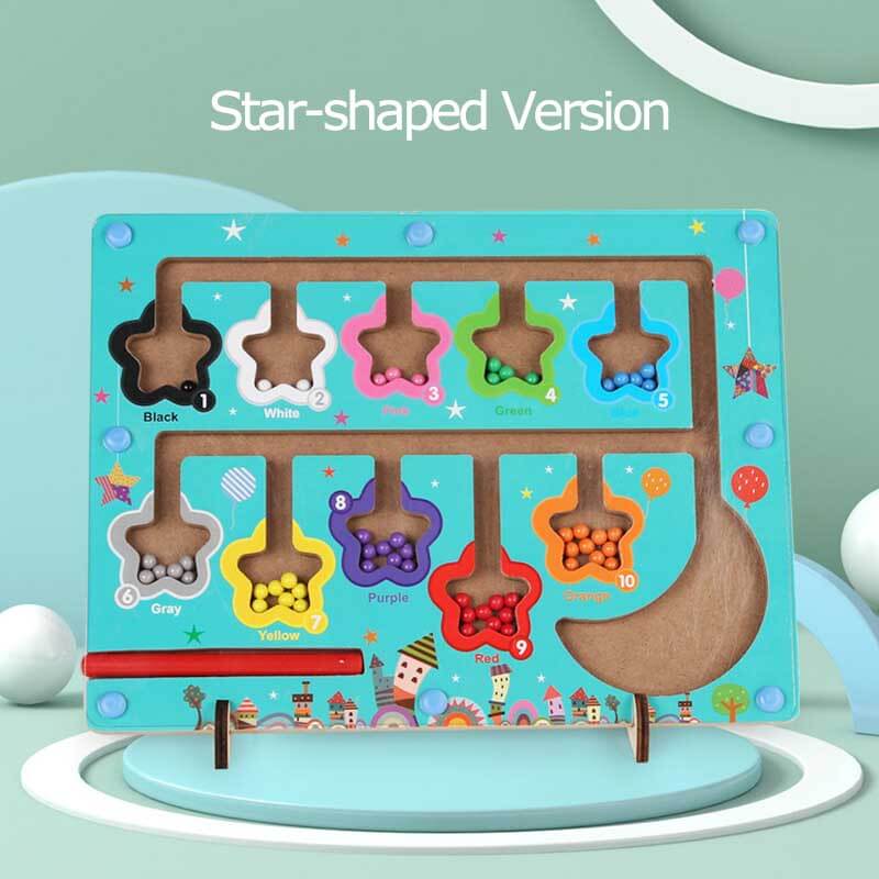 Nousa  MagneticMaze - Kleur en Nummer Doolhof Speelgoed