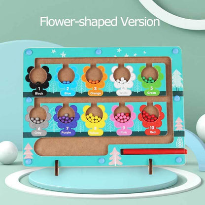 Nousa  MagneticMaze - Kleur en Nummer Doolhof Speelgoed