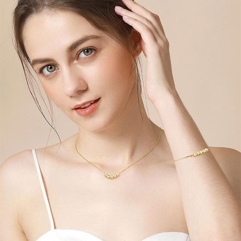 Nousa |  Elegante kralen ketting & armband in 1