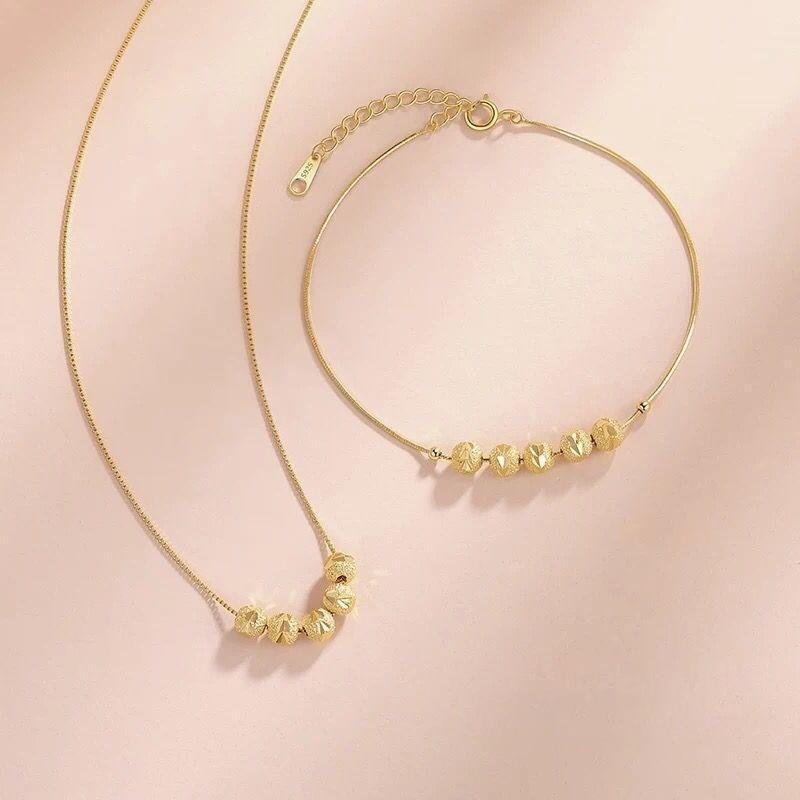 Nousa |  Elegante kralen ketting & armband in 1