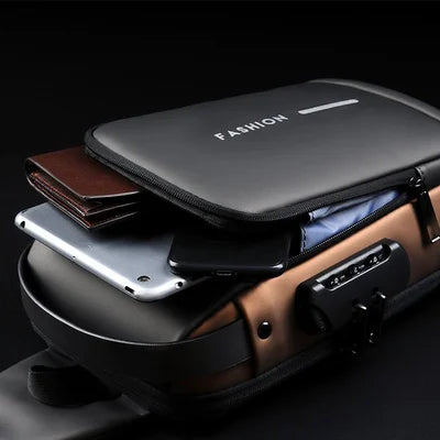 Cross Bag | Nieuw Design Crossbody SideBag Anti-Theft met Lader