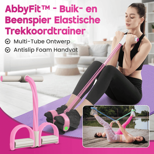 AbbyFit™ – Buik- en Beenspier Elastische Trekkoordtrainer