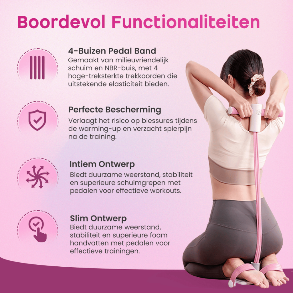 AbbyFit™ – Buik- en Beenspier Elastische Trekkoordtrainer