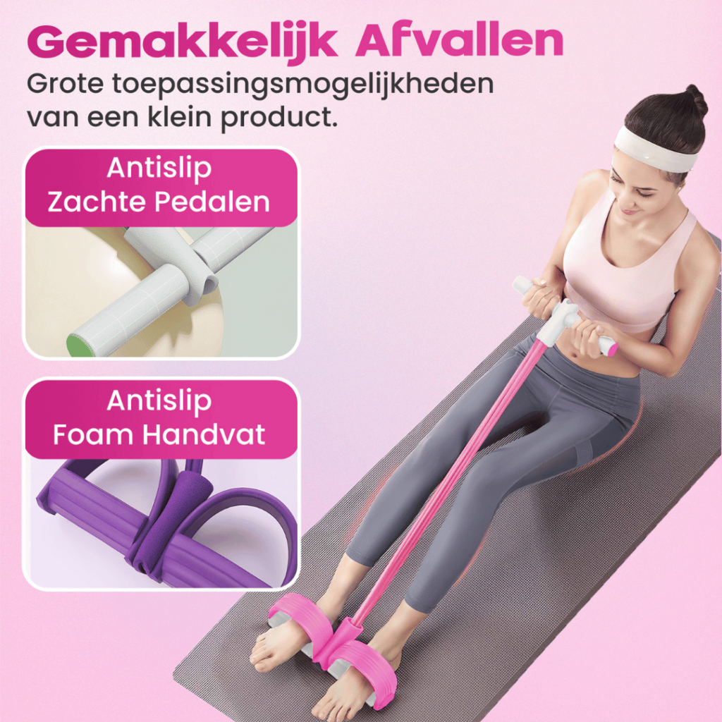 AbbyFit™ – Buik- en Beenspier Elastische Trekkoordtrainer