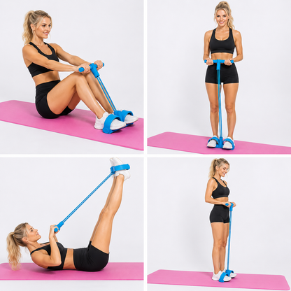 AbbyFit™ – Buik- en Beenspier Elastische Trekkoordtrainer