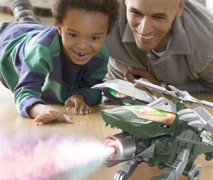 Nousa  Dino - LED Transformerende Dinosaurus Helikopter Speelgoed