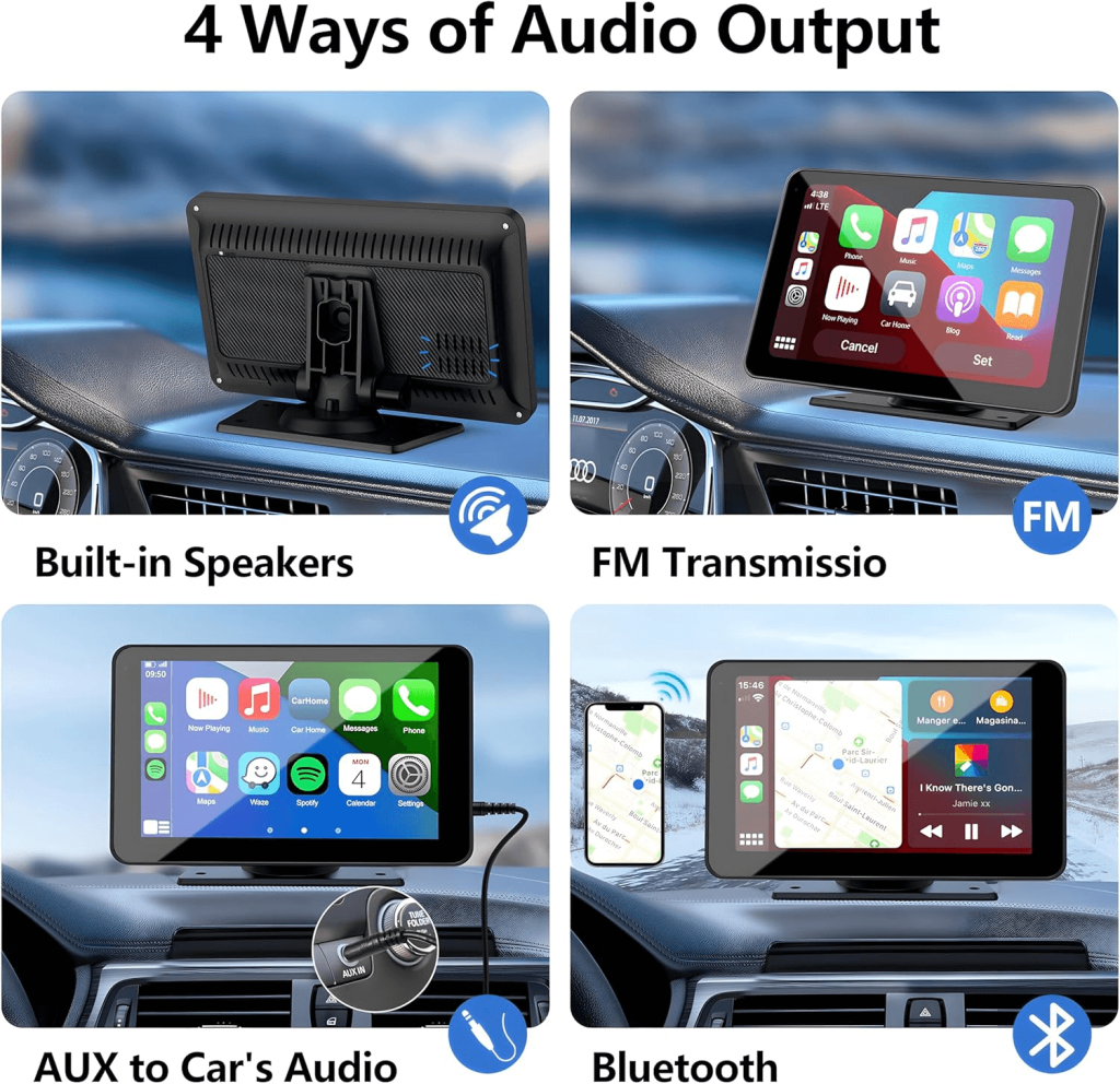Carlink – Draadloos Apple CarPlay &amp; Android Auto-scherm