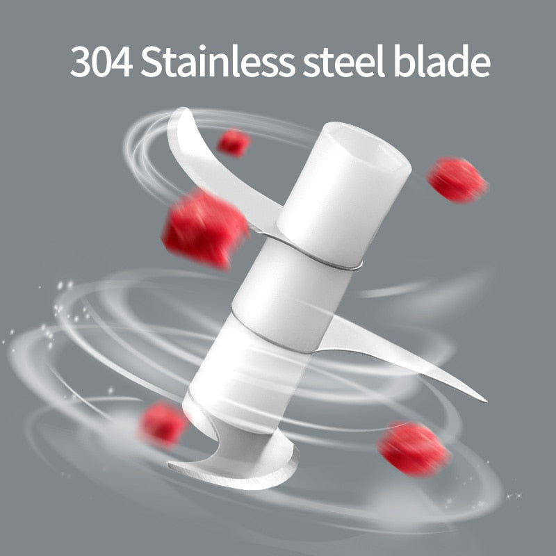 Nousa Chopper - Draagbare Elektrische Keuken Minihakmolen