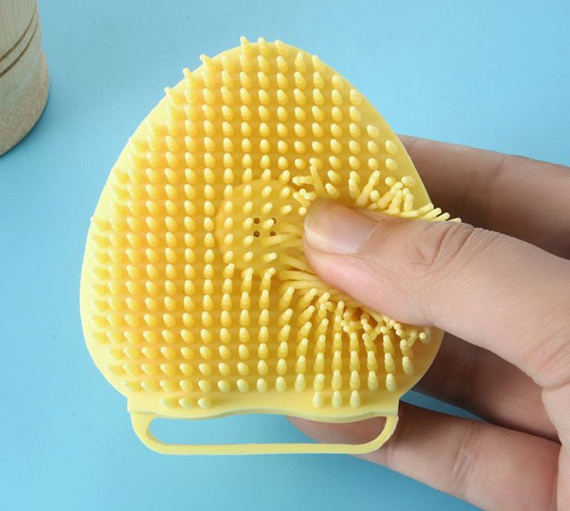 DogCat  BathBrush - Siliconen Massageborstel Voor Huisdieren Met Shampoodoos