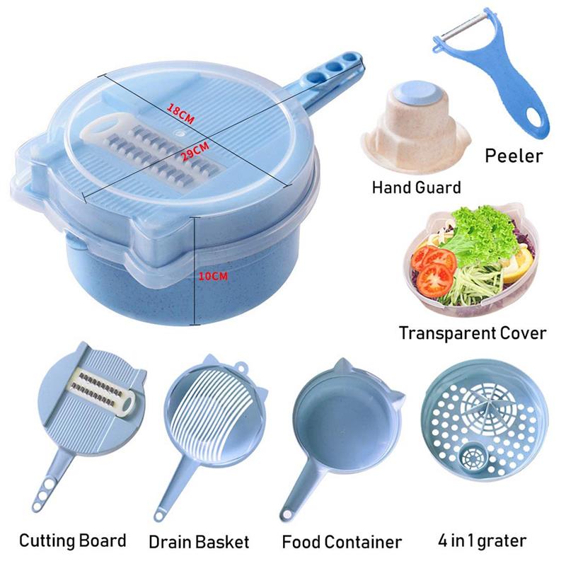 Multifunctionele groente snijder