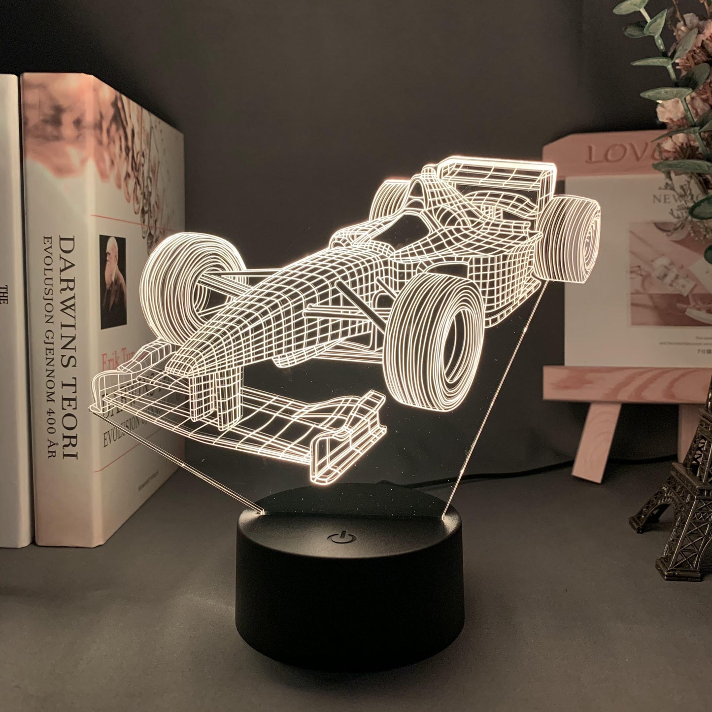 LedNousa Formule-1 3D Illusie Lamp met Kleur Modus