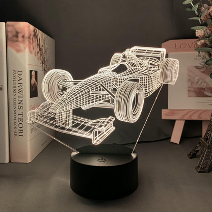 LedNousa Formule-1 3D Illusie Lamp met Kleur Modus