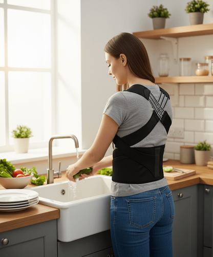 Postura™ Rugondersteuning – Voor een Rechtere Houding & Comfortabele Rugsteun
