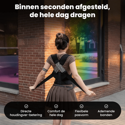 Postura™ Rugondersteuning – Voor een Rechtere Houding & Comfortabele Rugsteun