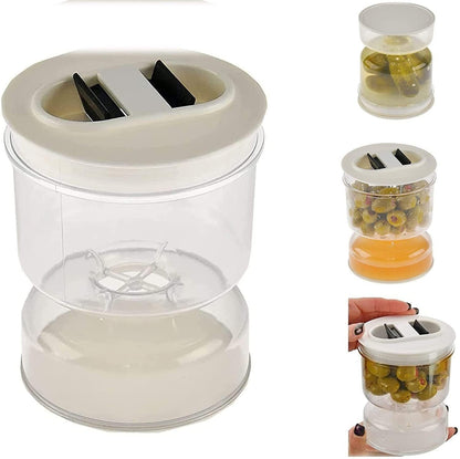 Nousa PickleJar - Pickle En Olives Pot Container Met Zeef
