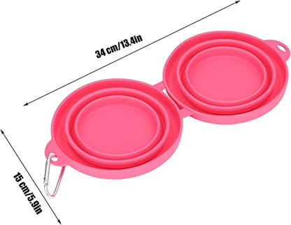 DogCat Travel Diner - Draagbaar Huisdieren Kom Set