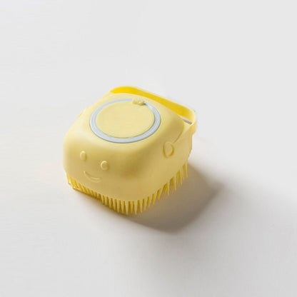 DogCat  BathBrush - Siliconen Massageborstel Voor Huisdieren Met Shampoodoos