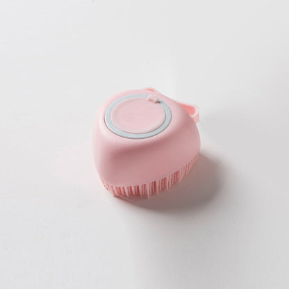 DogCat  BathBrush - Siliconen Massageborstel Voor Huisdieren Met Shampoodoos