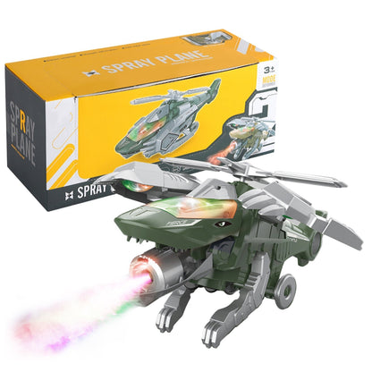 Nousa  Dino - LED Transformerende Dinosaurus Helikopter Speelgoed