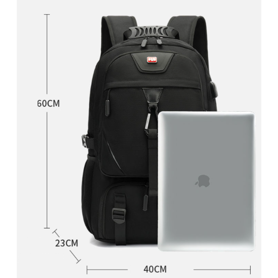 Nousa Travel Backpack - Uitbreidbare Rugzak Met Grote Capaciteit