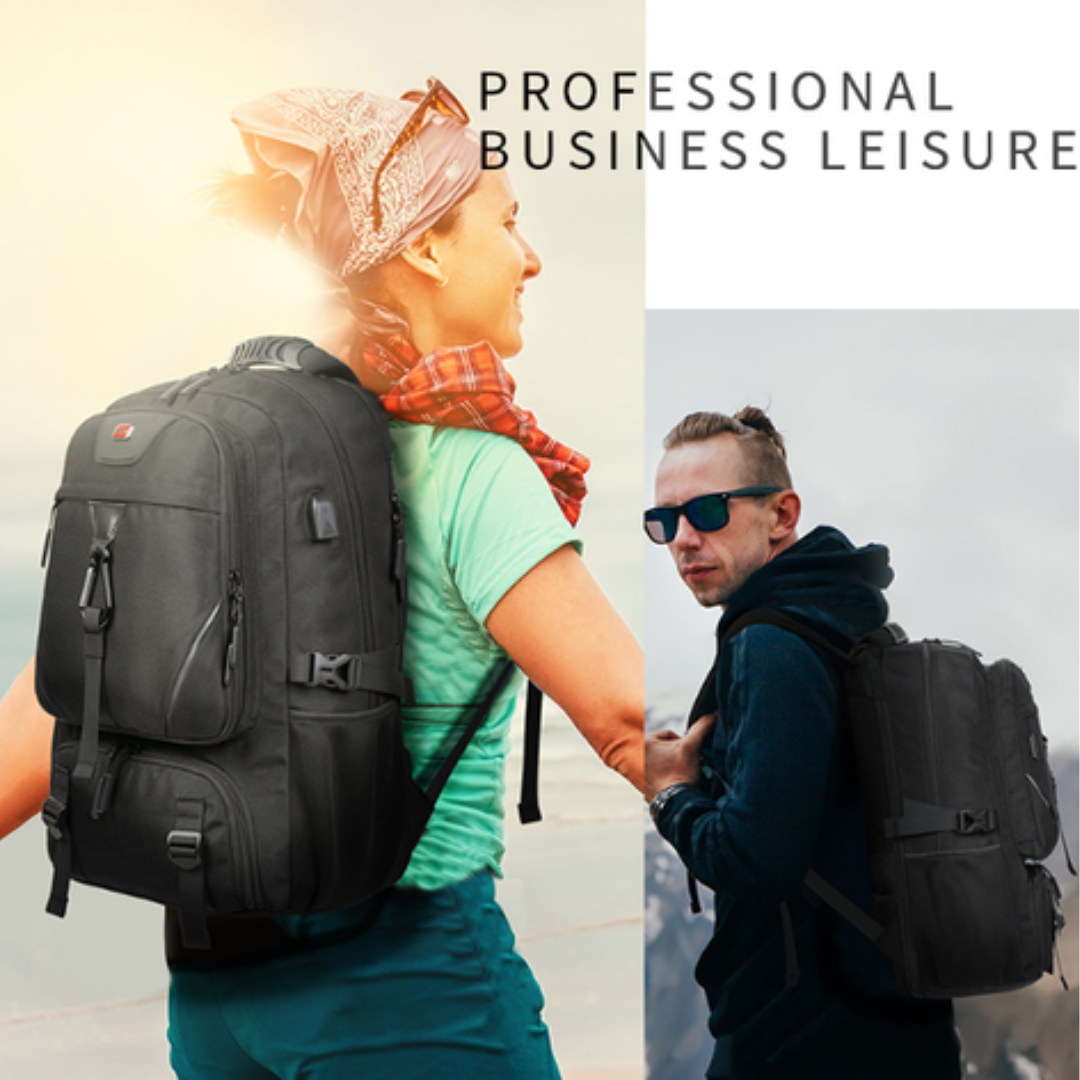 Nousa Travel Backpack - Uitbreidbare Rugzak Met Grote Capaciteit