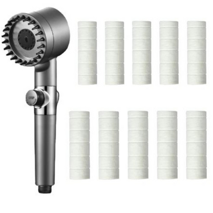Nousa ShowerFilter - 4 in 1 Massage En Huid Schoonheid Multifunctionele Douchekop