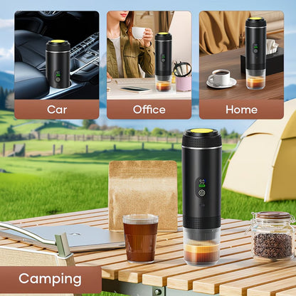 NÖVA™ Draagbare Espressomachine 3-in-1 – Oplaadbaar & Zelfverwarmend