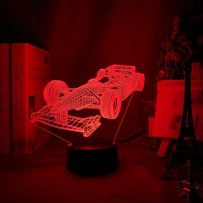LedNousa Formule-1 3D Illusie Lamp met Kleur Modus