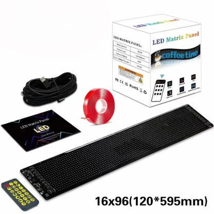 NightRider™ Matrix LED Display | Devil Eyes, Teksten & Animaties via App en Afstandsbediening