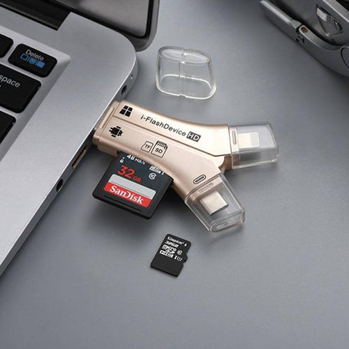 SD-geheugenkaart 4-in-1 Media Transfer voor alle Apparaten
