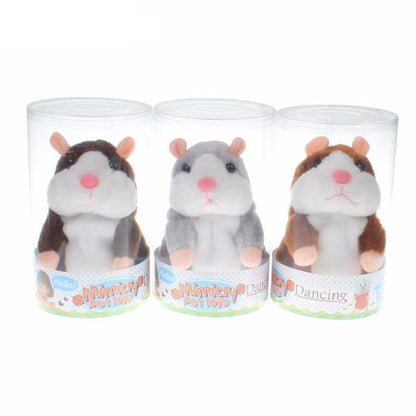 Nousa TalkingHamster - Lief Pratende Hamster Pluche Speelgoed