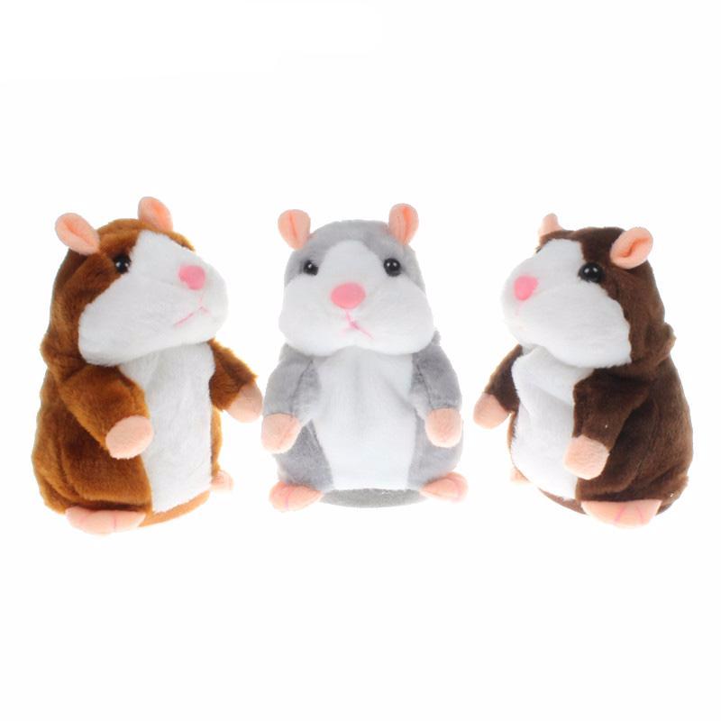 Nousa TalkingHamster - Lief Pratende Hamster Pluche Speelgoed