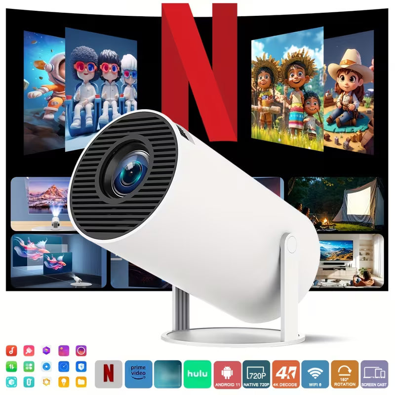 PocketCinema Pro™– Smart Mini Projector met Netflix & Android